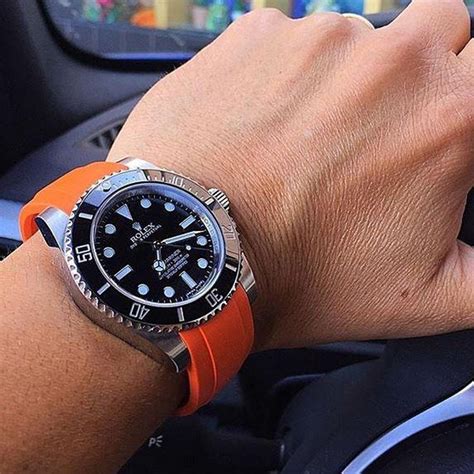 rolex submariner gold rubber strap|everest curved end rubber strap.